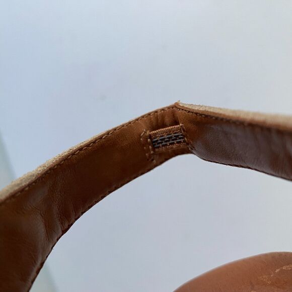L'Amour Des Pieds Leather Sandals - Odetta Beige Suede‎ Women's Size 9.5 Soft - Picture 8 of 10